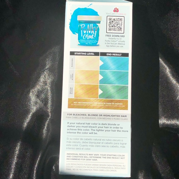 Punky Colour Semi-Permanent Vibrant Conditioning Hair Color Kit - Turquoise - Picture 5 of 11